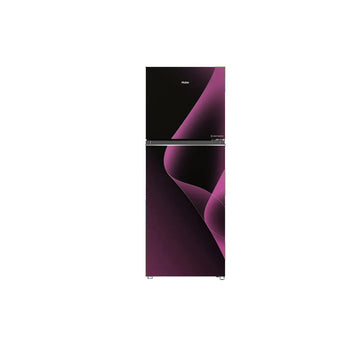Haier Smart Inverter Double Door Refrigerator – Black & Purple