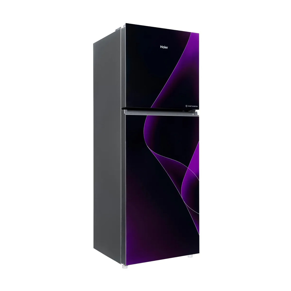 Haier Smart Inverter Double Door Refrigerator – Black & Purple
