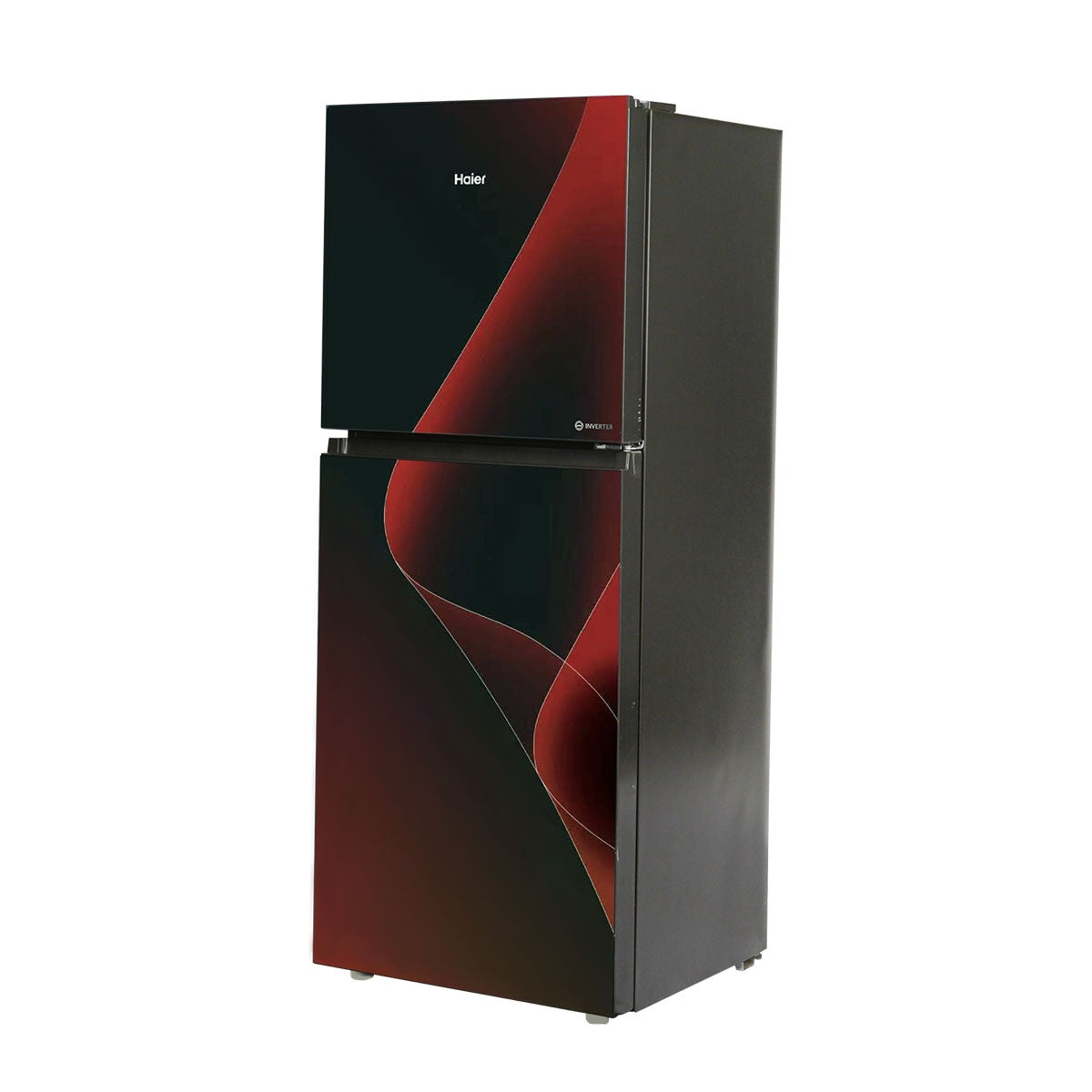 Haier Inverter Double Door Refrigerator – Black & Red