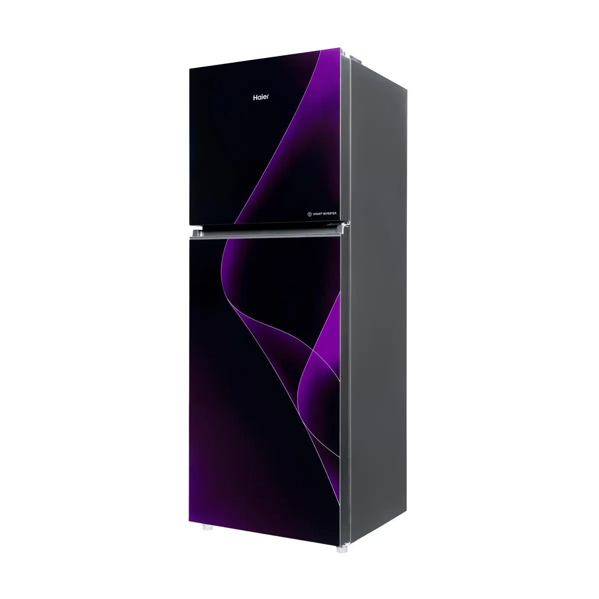 Haier Smart Inverter Double Door Refrigerator – Black & Purple