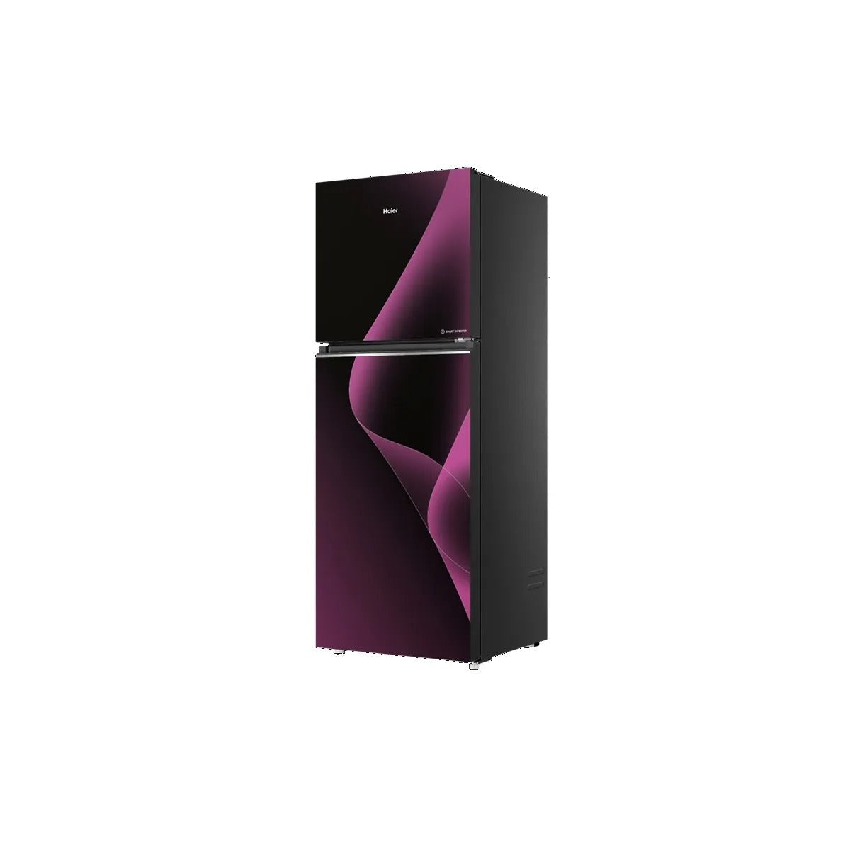 Haier Smart Inverter Double Door Refrigerator – Black & Purple