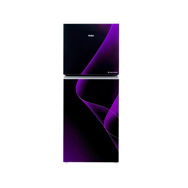Haier Smart Inverter Double Door Refrigerator – Black & Purple